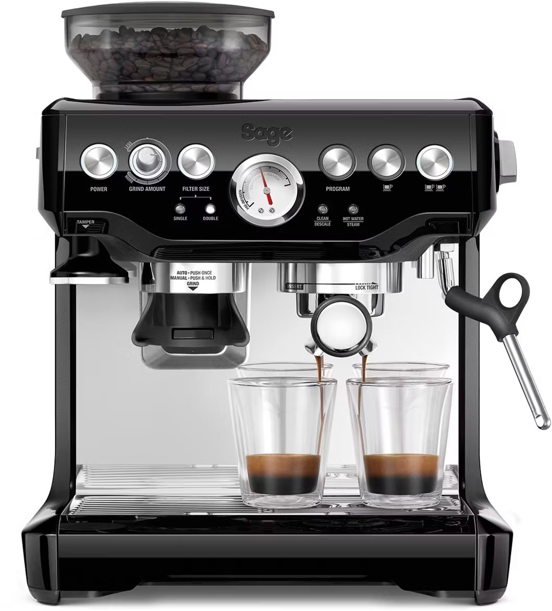 Sage the Barista Express Espressomachine - Zwart sezam
