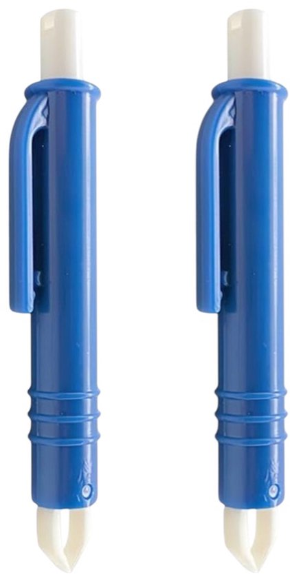 Professor Q - Tekentang - Tekenpincet - 2 stuks - Blauw