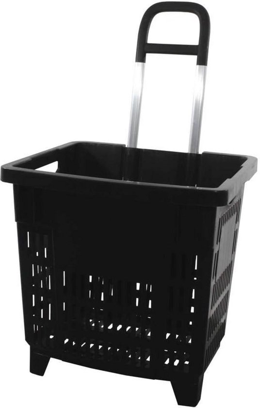 Carro Swing prullenbak 55 liter zwart