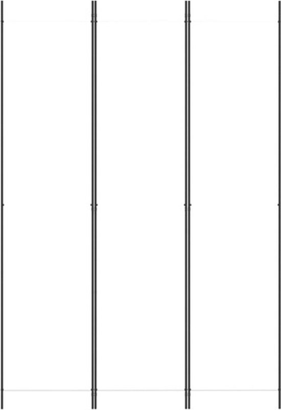 vidaXL Séparateur de pièce 3 panneaux 150x220 cm Blanc