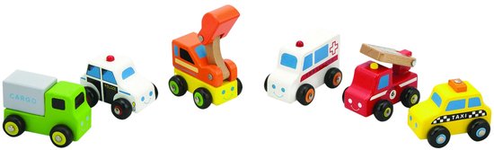 vigatoys - Mini Voertuigen - Set - 6 stuks