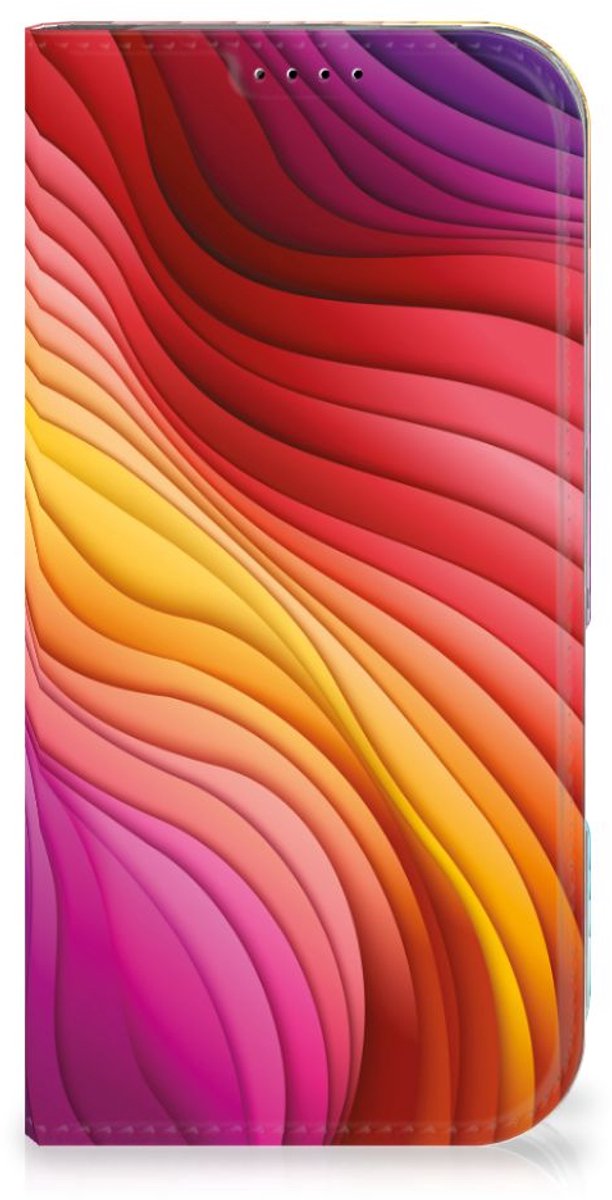 Stand Case voor iPhone 16 Pro Regenboog