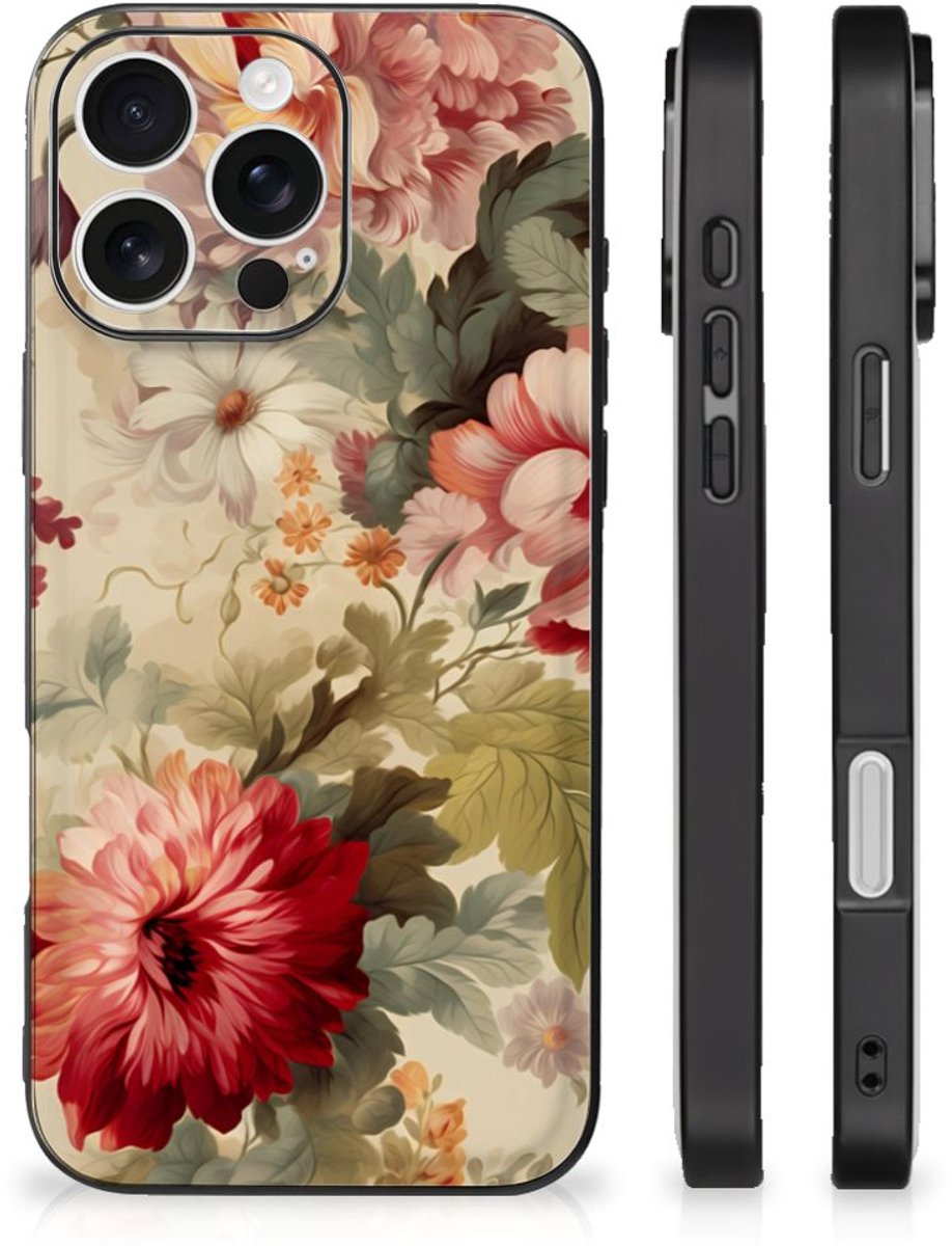 Back Cover voor Bloemen Hoesje voor iPhone 16 Pro Bloemen