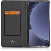 Étui portefeuille en Wood avec support pour Samsung Galaxy S25 Plus , motif cœur - Cadeau idéal