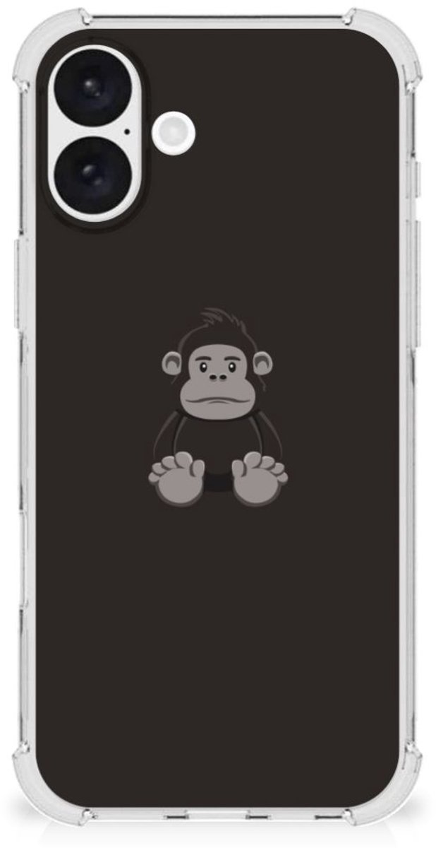 iPhone 16 Plus Stevig Bumper Hoesje Gorilla