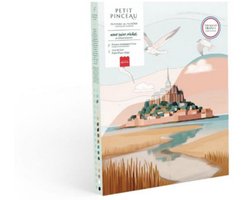 "LA PETITE épicerie Painting by Number Kit ""MONT SAINT-MICHEL"" - Creatieve hobbyset"