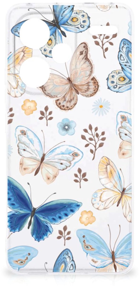 TPU Hoesje voor Xiaomi Redmi Note 13 Pro Plus Vlinder
