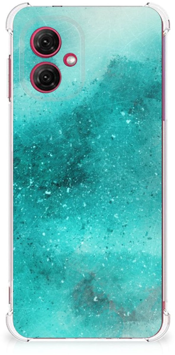 Back Cover Motorola Moto G55 Painting Blue