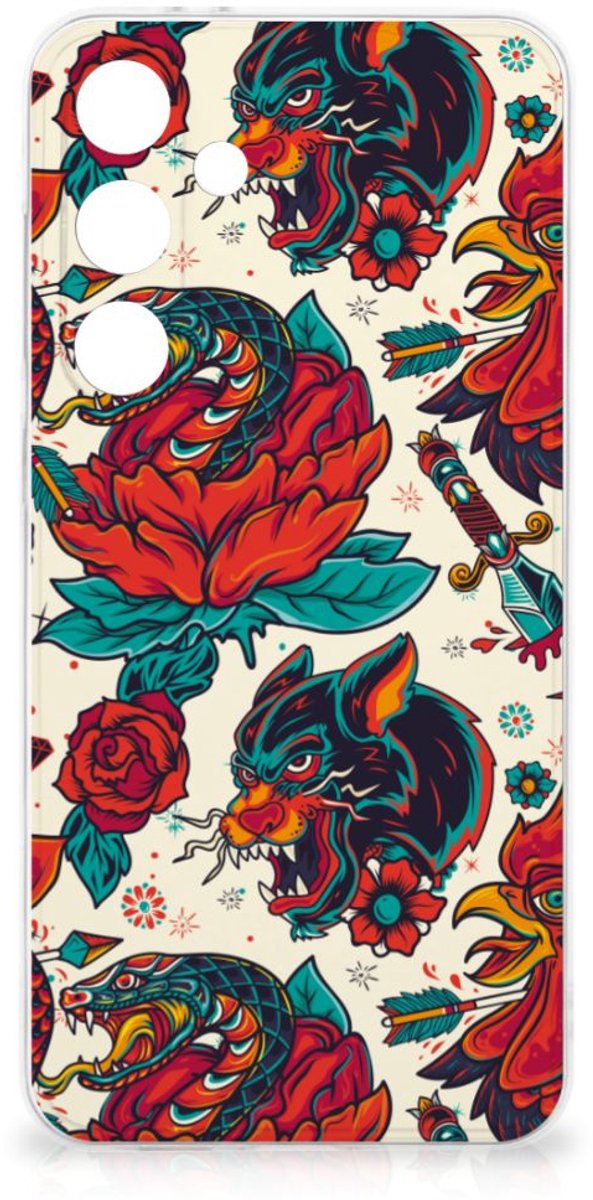 Siliconen Hoesje met foto voor Samsung Galaxy S24 FE Old Skool
