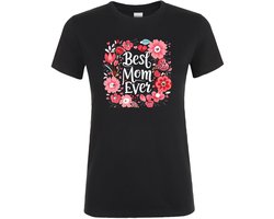 Best Mom Ever T-shirt - Dames T-shirt - Cadeau - Mama - Beste Moeder Ter Wereld - Jarig - Verjaardagscadeau - Moederdag - Moederdag Cadeau - Mom - Moeder Cadeau - verjaardag - Maat S