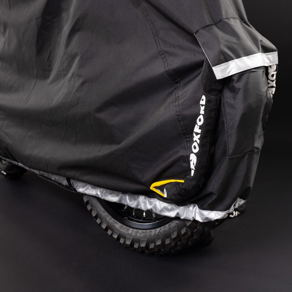 Oxford Stormex-Pro Motor hoes - Waterdichte Hoes, dubbel uitgevoerd en dus uniek - Oxford Stormex-Pro Motorhoes met opbergtasje - Maat XL - (277 x 103 x 141cm) – foto 3