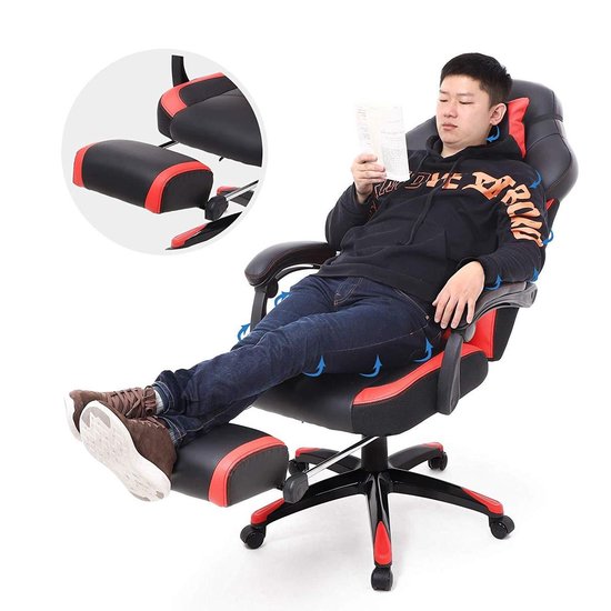 Kirogi Chaise Gaming Ergonomique, Chaises de Jeu réglables avec Repose Kirogi Chaise Gaming Ergonomique, Chaises de Jeu réglables avec Repose