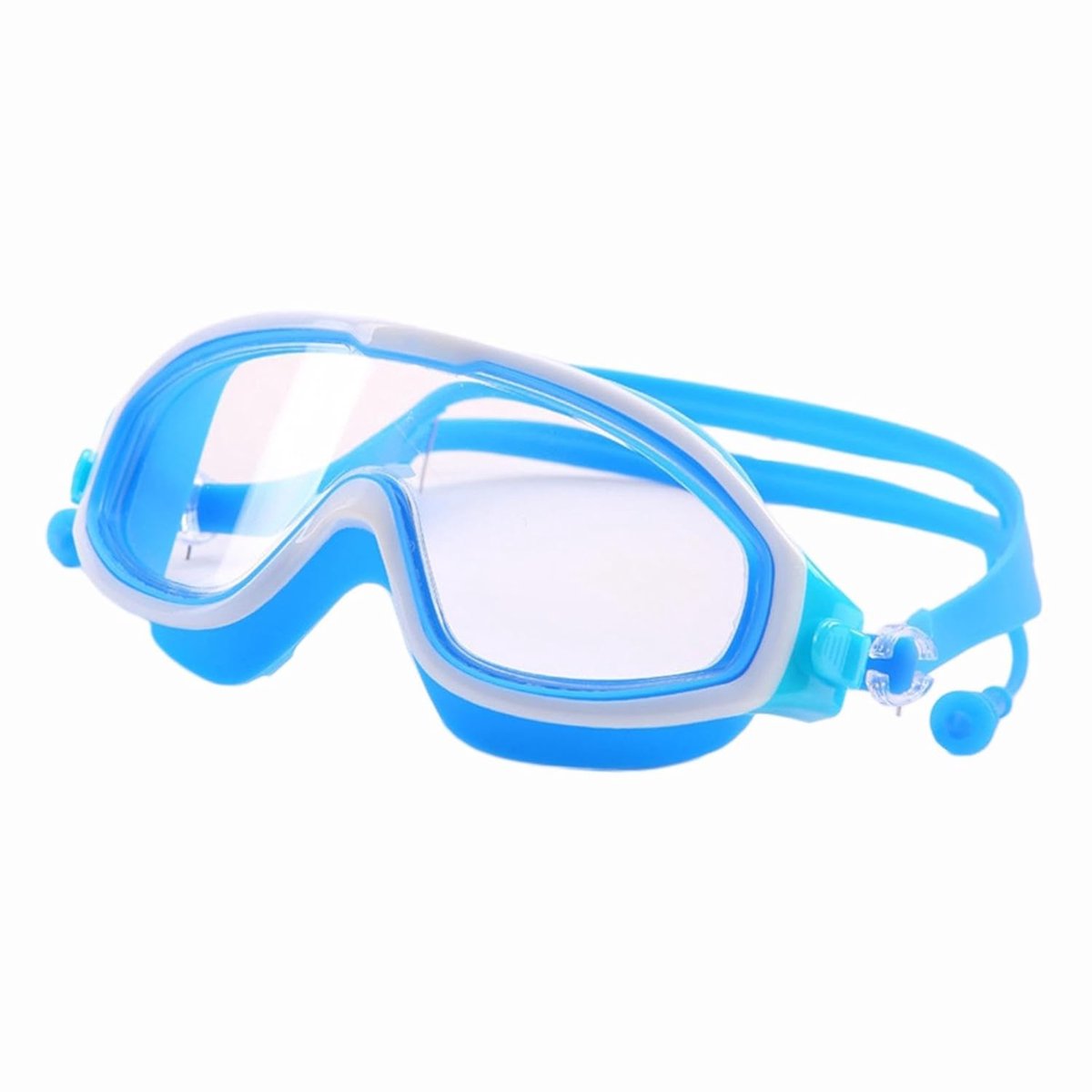 Jojoy - Zwembril Kinderen - Duikbril Kinderen - Zwembril Junior - Duikmasker Kind - Anti Condens - Blauw - FROGGLE