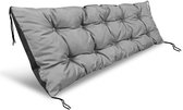 Bol.com Tuinkussen 120x40 cm voor palletbank waterdicht grijs aanbieding