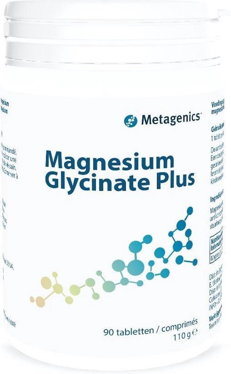 Goedkoopste Magnesium Glycinate PLUS (Bisglycinaat) – Goed Opneembaar Magnesium Glycinaat Supplement – Ondersteunt Energieniveau en Spieren – Helpt bij Vermoeidheid en Futloosheid – Activeert Natuurlijke Energie – 90 Tabletten (3 maanden voorraad