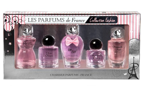 Luxe Franse Eau de Parfum - France Fashion - 5 luxe miniaturen in cadeau verpakking