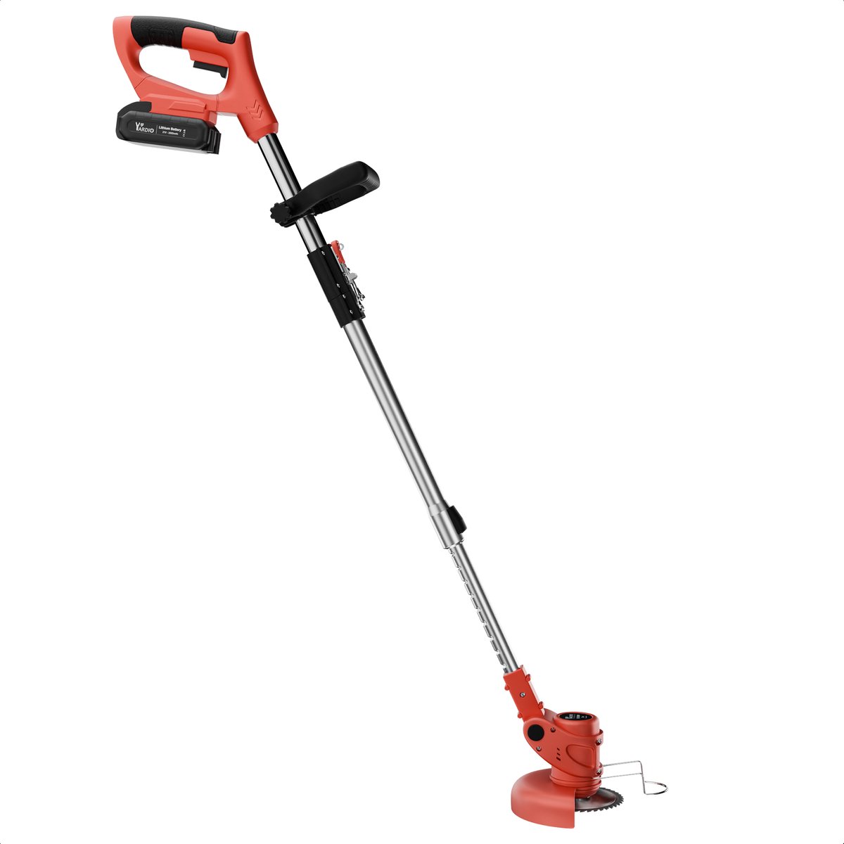 YARDIO Tools® - TGT500W Budget - Grastrimmer - Bosmaaier - Kantenmaaier - Grasmaaier - Elektrische Grastrimmer Bosmaaier - 150mm maaibreedte - 21v incl. 2.0Ah Accu en Snellader – foto 6