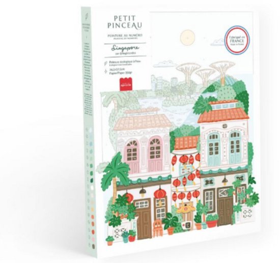 Doos van Paris schilderen op nummer