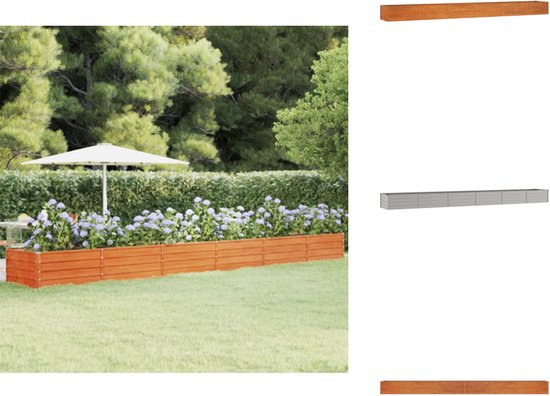 Gabion plantenbak verhoogd 120x50x50 cm gegalvaniseerd ijzer Gabion plantenbak verhoogd 120x50x50 cm gegalvaniseerd ijzer