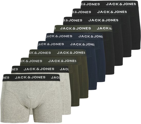 Jack & Jones Jimmy Solid Trunk Boxershorts Heren (10-pack