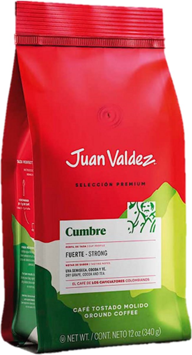 Goedkoopste Juan Valdez - Colombia - Koffiebonen - Cumbre Voordeelverpakking X4