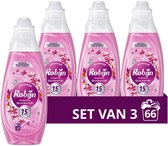 Bol.com Robijn Advanced Quickwash Vloeibaar Wasmiddel - Sunset Bloom - voor korte wasprogramma's - 3 x 22 wasbeurten - Voordeelv... aanbieding