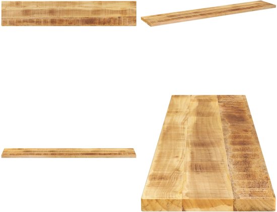 vidaXL Tafelblad rechthoekig 120x60x2 cm massief acaciahout