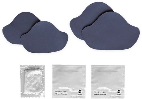 Schoen Hak Reparatie Vervanging | Donker Blauw | Set van 4 | Hielzooltje | Inlegzool | Hielzool | Hakbeschermers| Anti-Slijtage Na Hak | Voetverzorging |