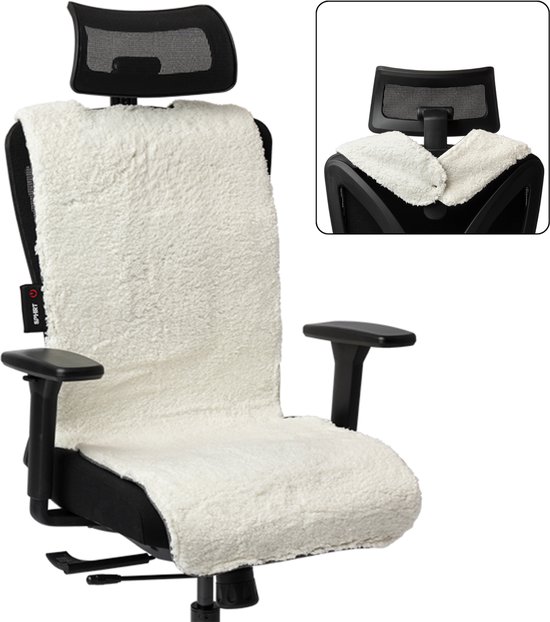 Spherite Infrarood Warmtedeken XL - Teddy Grijs-Wit - - Spherite - €79,95