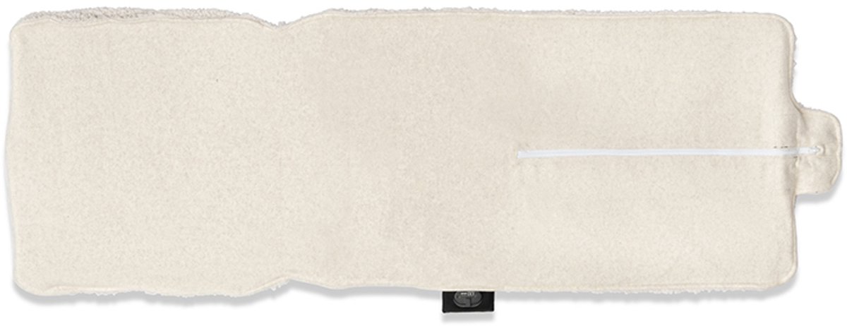 Afbeelding 3 van Spherite Warmtedeken - Teddy Beige - XL - 140x45 - Infrarood warmtedeken - Elektrisch - Draadloos - Verwarmd stoelkleed - Powerbank