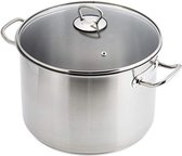 Bol.com Soeppan 10 Liter - Soeppan Inductie - Soeppan 10 liter voor Inductie - Soep Pan - Soeppannen - 26D x 30B x 18H cm - Roes... aanbieding