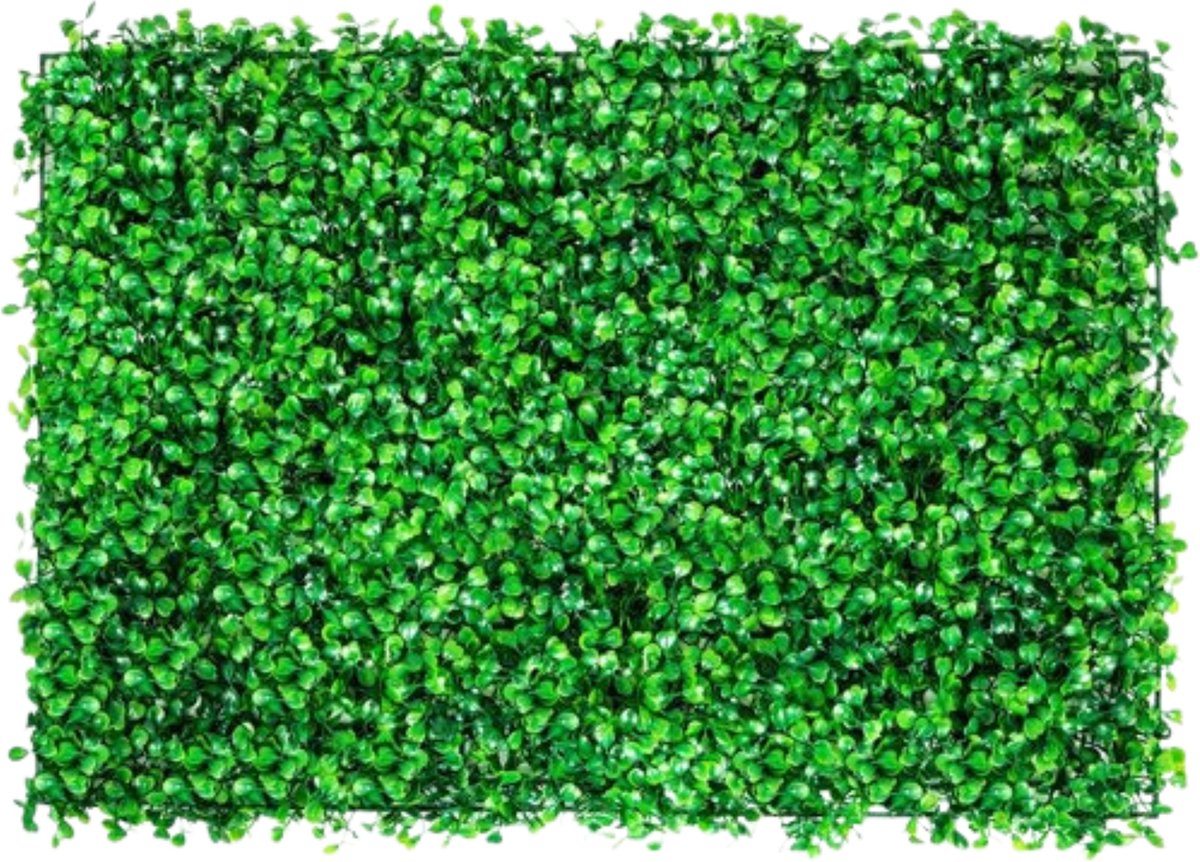 Weerbestendig - Kunsthaag - Onderhoudsvrij - Tuindecoratie - 51x51cm - 12 Stuks