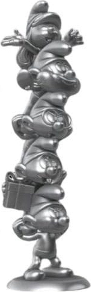 Collectoys The Smurfs Statue Smurfs Column Silver Limited Edition 50 cm Beeld