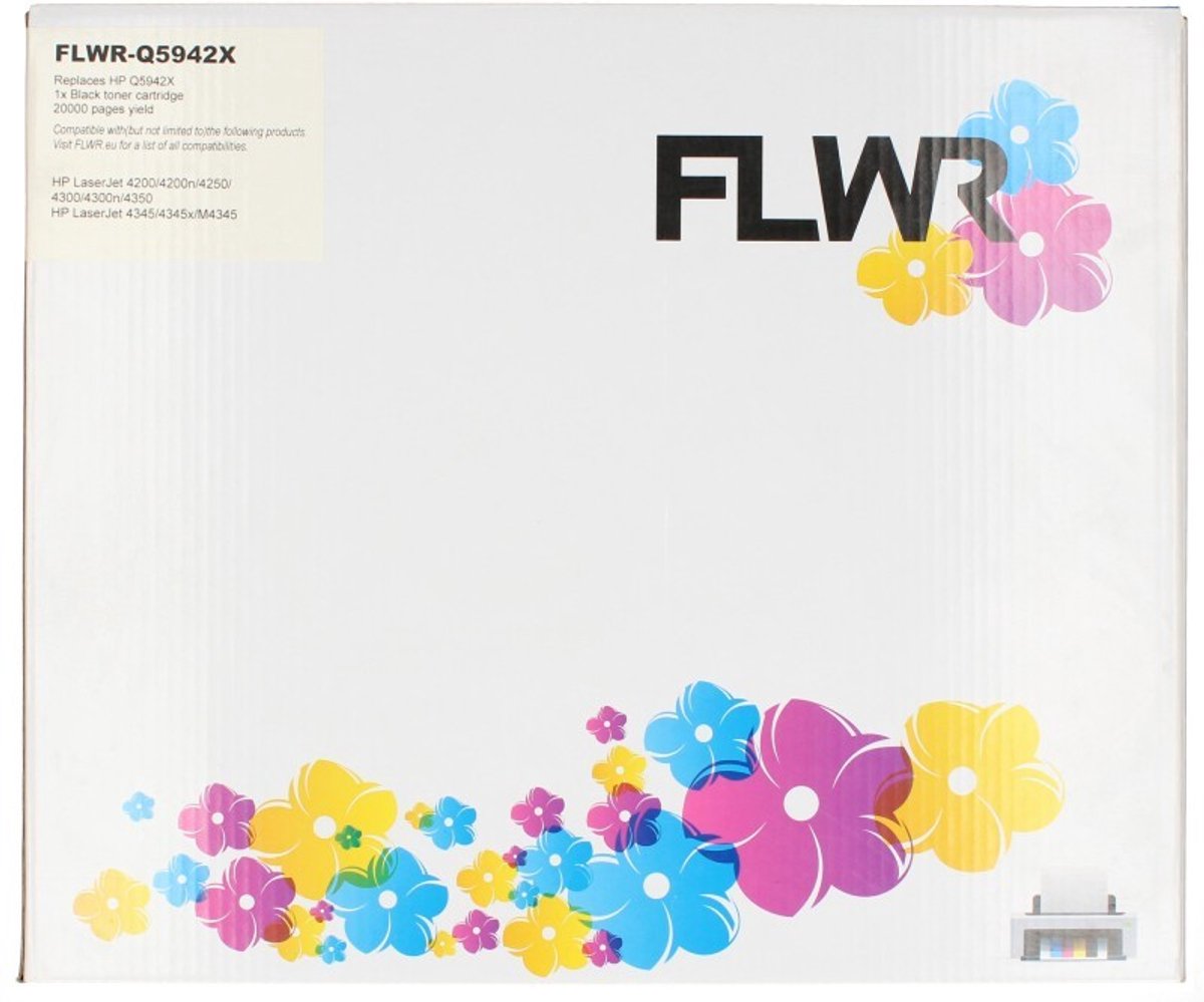 FLWR - Toner / 45A / Zwart - Geschikt voor HP