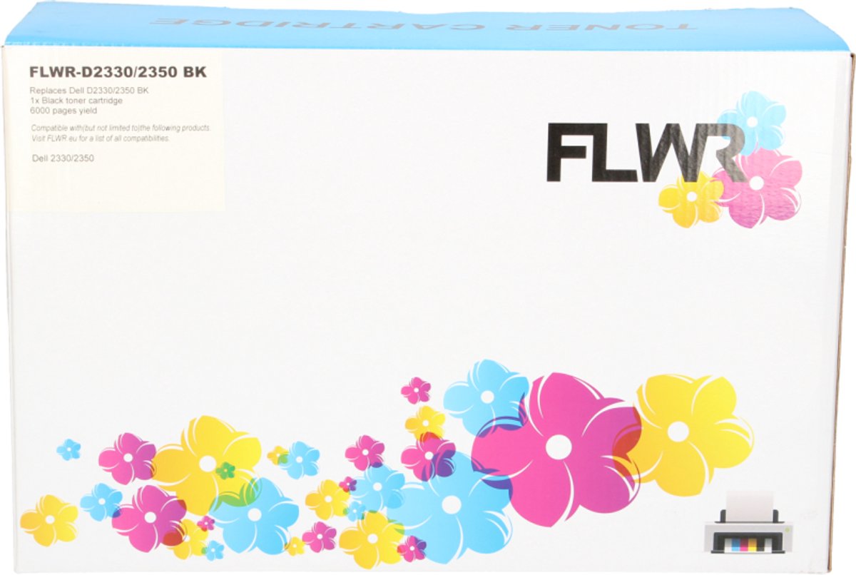 FLWR - Toner / 2330 / 2350 / Zwart - Geschikt voor Dell
