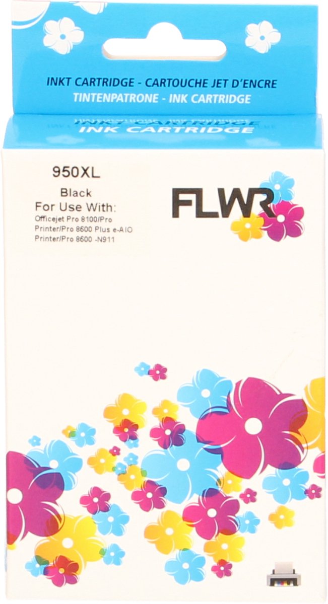 FLWR - Inktcartridge / 950XL zwart - Geschikt voor HP