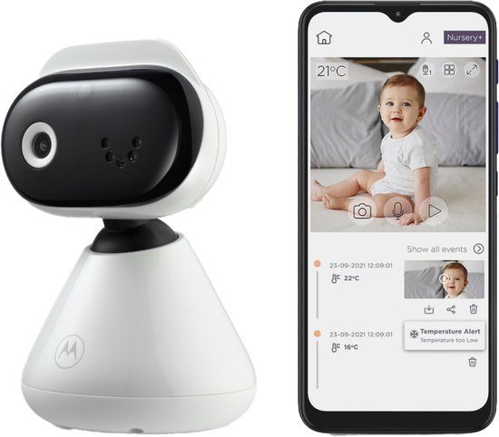 Motorola Nursery PIP1500 Video babymonitor met camera en 5 inch scherm