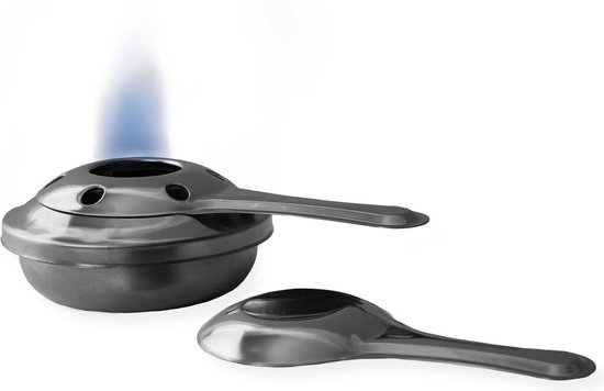 Boska Fonduebrander - Brander inclusief Brandgaas - Roestvrijstaal - Zilver — afbeelding 3