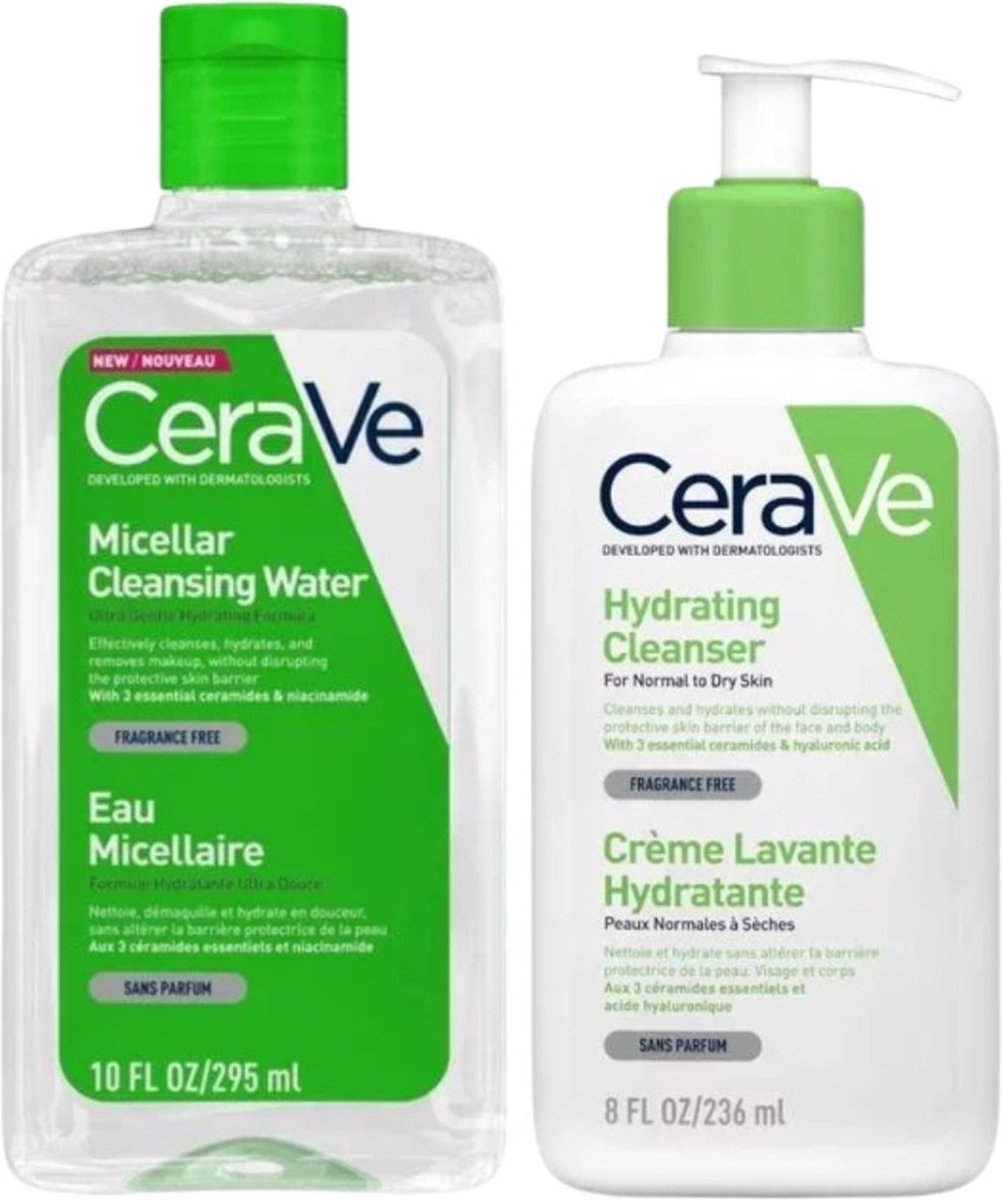 CeraVe - Hydrating Cleansing Set - 295+236ml