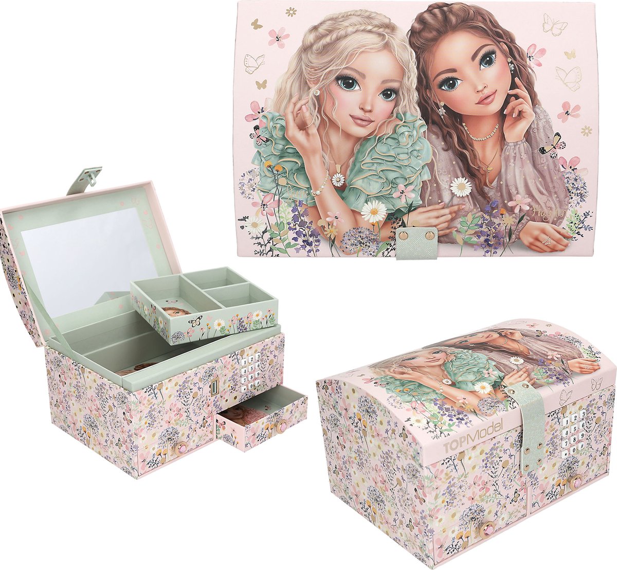 Topmodel Grote Sieradendoos Met Code En Geluid Summer Feeling