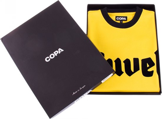 COPA - Berchem Sport 1982 - 83 Maillot de Football Rétro - Hommes - Jaune - M