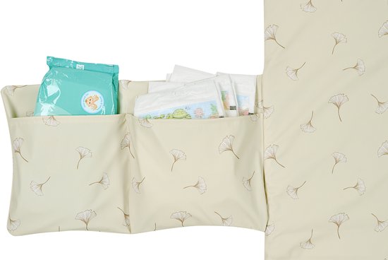 Meyco Baby Ginkgo verschoonmat - soft sand van Meyco — afbeelding 5