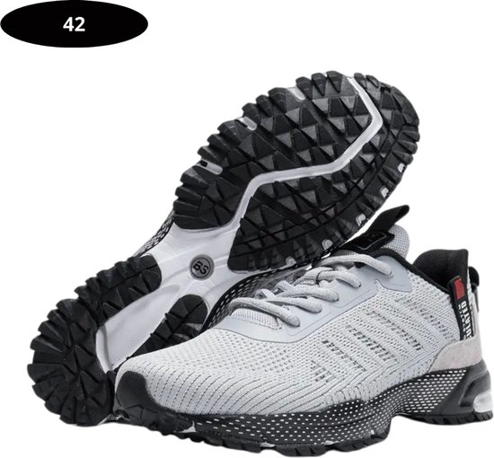 Livano Tennisschoenen - Heren - Dames - Tenniskleding - Indoor - Outdoor - Lichtgrijs - Maat 42