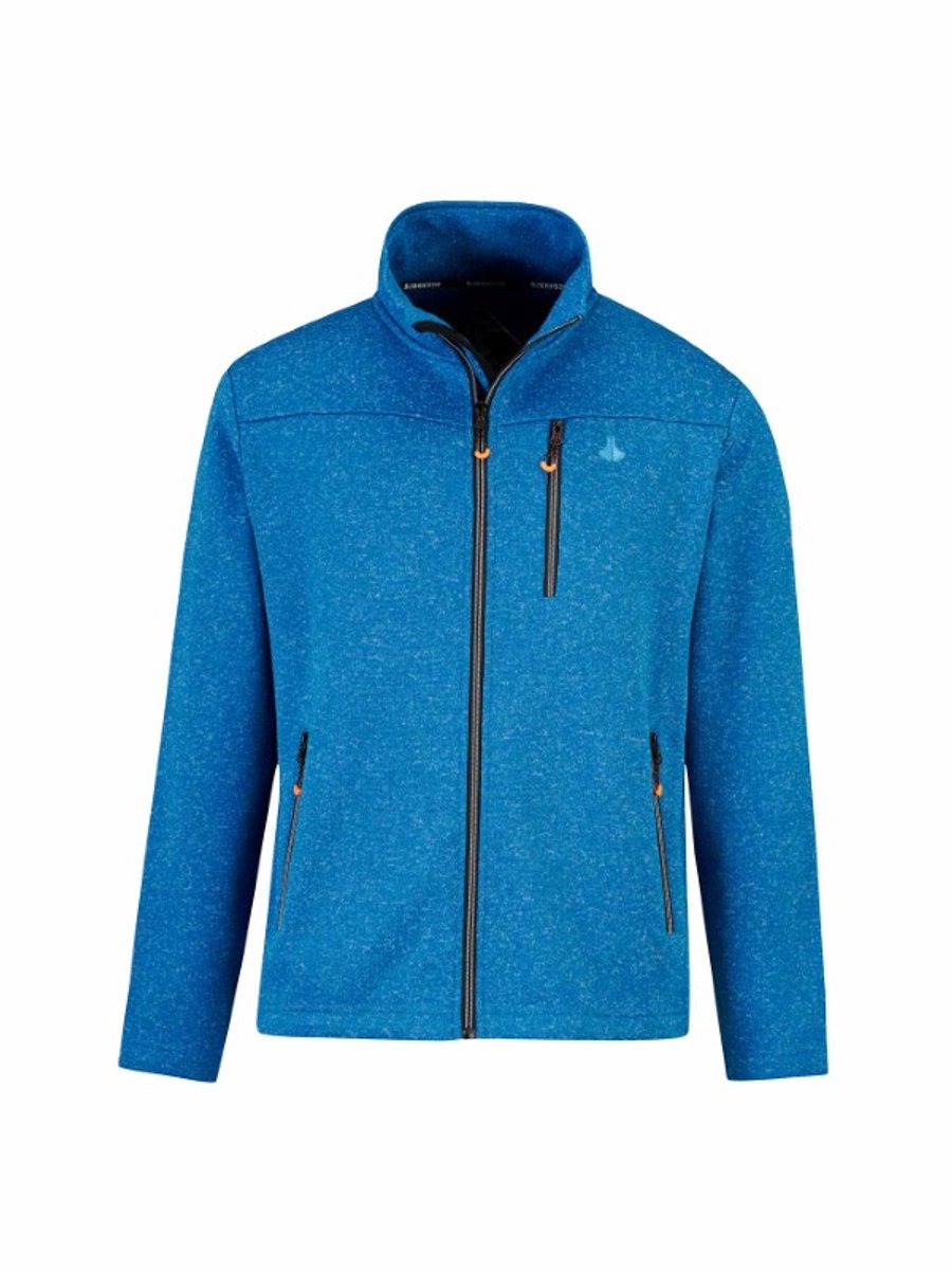 BJØRNSON Tord Gebreid Vest Heren - Outdoor - Maat 5XL - Blauw