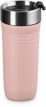 Le Creuset Thermosbeker Dubbelwandig On The Go 0,35 Liter Shell Pink