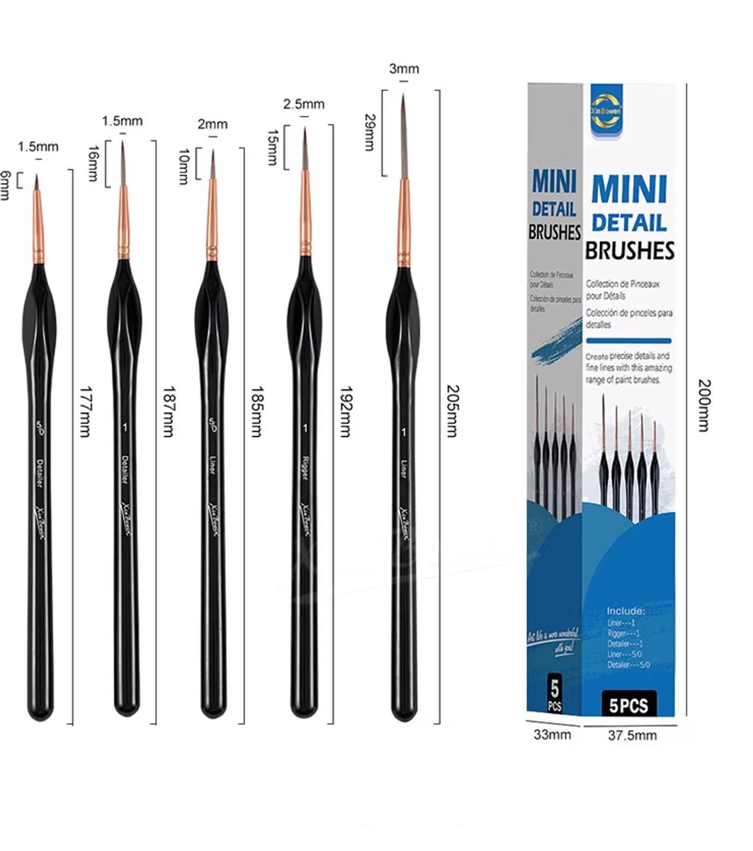 Penselenset Faber-Castell soft touch, 4 stuks pastel kleuren - Office