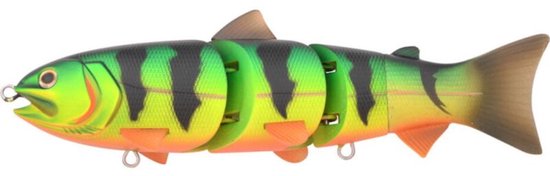 Spro Swimbait Slow Sink 8 inch UV Firetiger van Spro — afbeelding 2