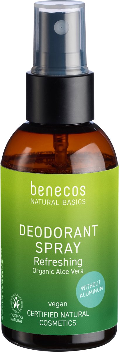 Goedkoopste Benecos Natural Basics Deodorant Spray Refreshing Organic Aloe Vera Juice 75 ml