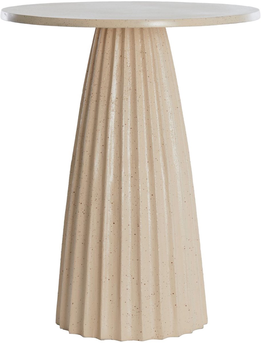 Bijzettafel Veglia - Zand - Ø45cm - Modern