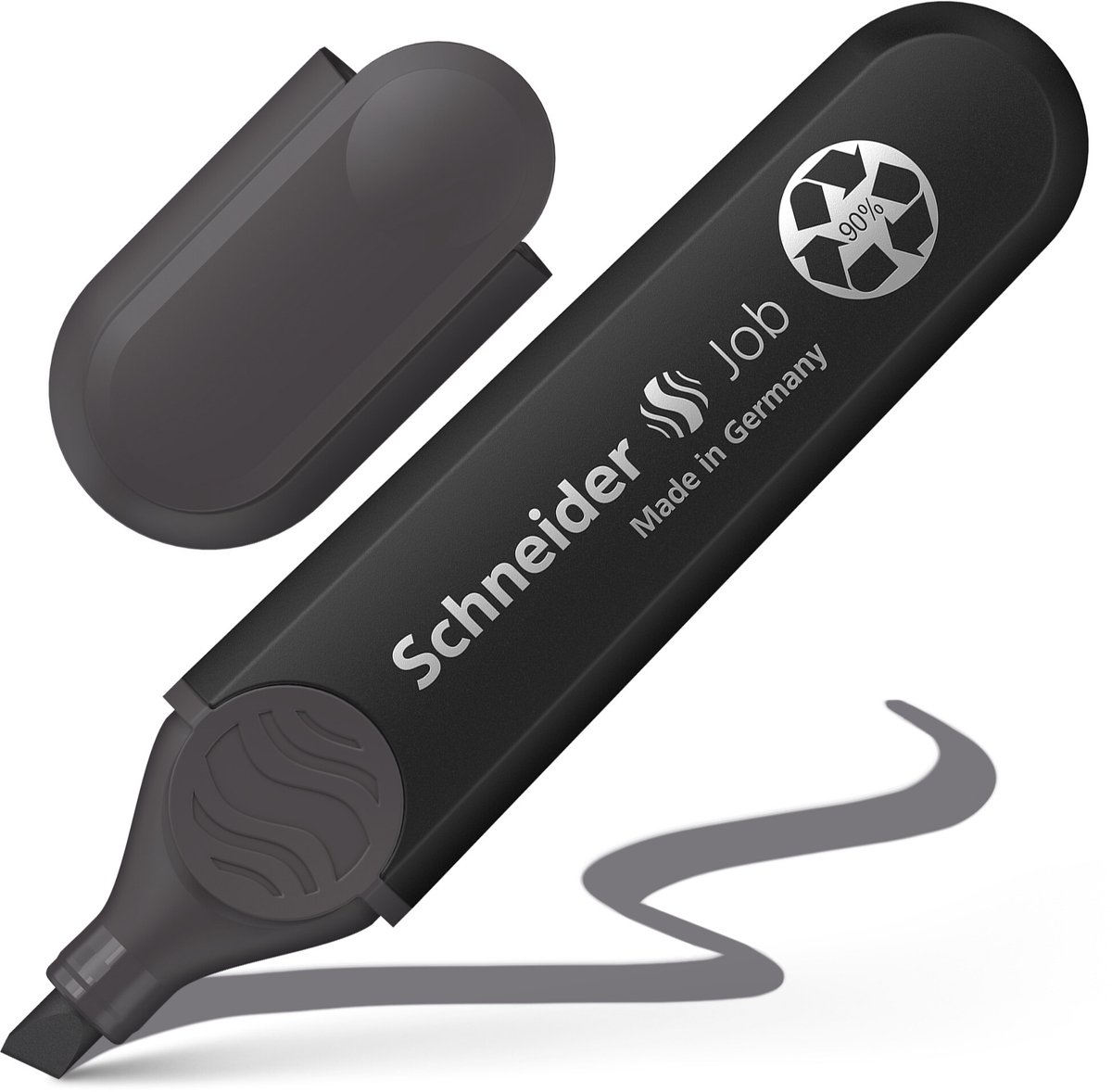 Schneider markeerstift - tekstmarker Job 150 - Slate Grey - 1 stuks - S-1512